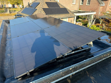 Zonnepanelen in Wanroij