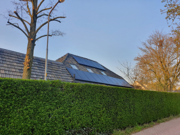 Zonnepanelen in Gameren